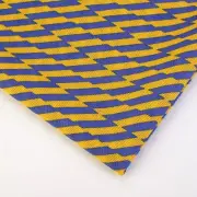 Acoustic Speaker Grill Cloth Stereo Grille Fabric Yellow & Blue Lighting Pattern