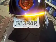 Victory Jackpot Red LED Fender Turn Signal Kit w/ Tag Light & Bracket - Red Lens