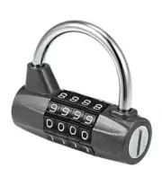 Combination Padlock 1/5" Shackle Resettable Locker Bike lock back to school