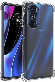 [Yerebel] Case for Motorola Edge+ 2022/Motorola Edge 30 Pro/Motorola Edge X30 XT2201-1 Cute Case,Clear Flexible Bumper TPU Soft Rubber Silicone Cover Phone Case for Motorola Edge Plus 2022 Crystal Clear