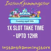1xslot Aqua Partners Event Time-12hr (mono_poly go stickers) Full Carry