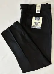 Dockers Navy Signature Khaki Flat Front Pant Size W36 X L32
