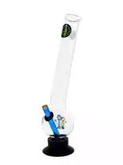 40cm Tall Glass Smoking Water Pipe with Water Pourer, Cone Piece, Stem Billy