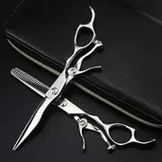 Hair Cutting Scissors, 6 inch Upscale Professional Cutting Barber Haircut Salon thinning Shears Hairdressing Scissors