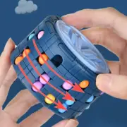 3D Cylinder Cube Magical Bean Gyro Rotate Slide Puzzle Games Children Toys Gift