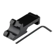 Adjustable 45 Degree Angle Offset Side Picatinny Rail Scope Mount Base Bracket