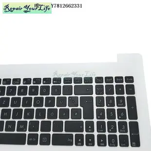 電腦零件全新原裝ASUS X503 X503M X553 X553MA 筆記本鍵盤 白色C殼 GR筆電配件