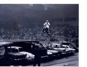 EVEL KNIEVEL 8X10 PHOTO REPRINT MOTORCYCLE JUMP STUNT