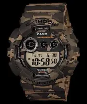 Casio G-Shock GD-120CM-5DR 51mm Green Resin Case with Green Resin Band Men's...