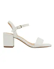 [Sandler] Heather Sandals in White Leather