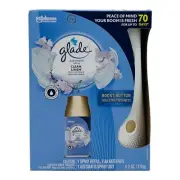 Glade Clean Linen Automatic Spray Starter Kit Includes: Unit, Batteries, Spray