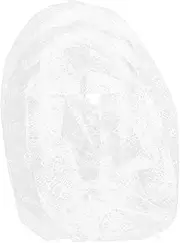 [Ipetboom] Bride Wedding Veil with Floral Decor Breathable Lace Hair Accessory for Brides Classic Design for Spring Summer Weddings Elegant Bridal Dress Accessory