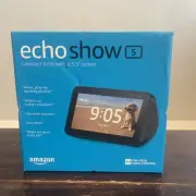 Amazon Echo Show 5 Charcoal (Factory Sealed)