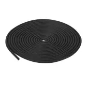 3mm x 2 Meters Foam Weather Stripping Door Seal for Instruments - Black