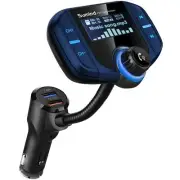Upgraded Version Bluetooth FM Transmitter Sumind Wireless Radio Adapter Car ...