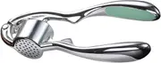 OFFSCH Zinc Alloy Garlic Press Squeezer Ergonomic Manual Crusher for Easy Garlic Mincing Tool Sturdy Design Effortless Cleaning for Home Cooking