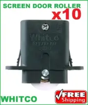 10x Whitco Sliding Security Screen Door Roller W862600 Spring Loaded Rollers