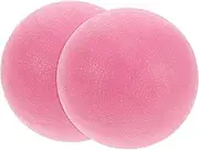 Abaodam 2 Pcs TPE Massage Balls for Myofascial Therapy Deep Tissue Relief for Back Neck Foot Yoga Soft Sturdy Precise Acupoint Massage Equipment for