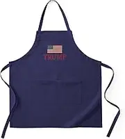 CafePress Trump 2016 Flag Printed Dark Blue Kitchen Apron