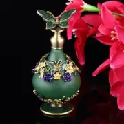 25ml Antique Butterfly Crystal Refillable Sample Perfume Bottle Toner Container