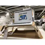 IKEA BRÄDA 筆記型電腦墊 筆電墊 傾斜式桌面 平板電腦墊 實木貼皮 竹 42X30公分 折疊桌 床上托盤