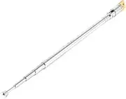 XYWHPGV Silver Tone 36cm 14" Length Telescopic Aerial DAB Radio Antenna(dbb8f 895c6 d5631 01369 b7f09 a88d4