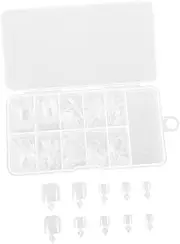 WEKADRIN Diy Nail Forms Toe Nails 100pcs Full Coverage Nail Tips Artificial Toe Nail Extensions Strong Adhesion for Salon Home