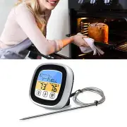 1PCS Touch Screen Timer Oven Thermometer Black