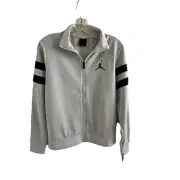 Jordan Jumpman Nike Boys Youth Large Light Gray Jacket. NWT