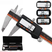 Stainless Steel Digital Display Caliper 150mm Fraction Inch LCD Vernier Caliper
