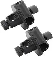 NULYLU 2pcs Adjustable Rack Adapter for Microphone Arm Clamps Durable Photography Accessories for Live Streaming Recording Stage Performance Ergonomic Angle Lightweight Portable
