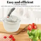 Salad Spinner Lettuce Dryer Easy Press Vegetable Dryer Spinner 3L Salad vecui