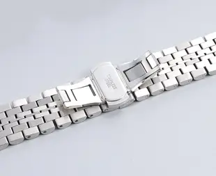 瑞士威戈Wenger手錶帶鋼帶男女錶鍊實心不銹鋼蝴蝶扣手錶配件20mm