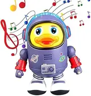 12-18 Months Old Baby Toys, 1-Year-Old boy Baby Toys, 1-3 Year Old Space Duck Dance Music Toys, Crawling Toys, Suitable for 6-12 Months Old Babies, Gifts for 1-Year-Old Boys and Girls