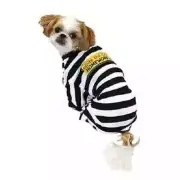 Homework Eater Dog Prisoner Costume Write the Crime Pet Pajamas XS