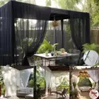 Patio Screen Mesh Outdoor Curtain Mosquito Insert Net Lightweight DIY Garden AU