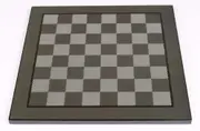 Chess Board - 50cm Carbon Fibre (Dal Rossi)