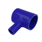 BOOST Products Silicone T-piece Adapter 2-3/8" ID / 1" Branch ID / Blue