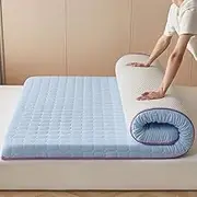 Futon Mattress - Japanese Floor Mat, Single Bed, Double Bed, Queen Size Mattress, Portable Student Dormitory Sleeping Mat, Foldable Guest Sleeping Mat