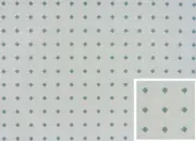 1" Scale Dollhouse Flooring - Tile: Diamond 12x16 Blue (FF60650)