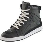 Marick Black White Motorcycle Shoes