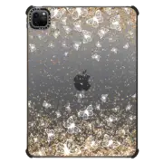 iPad Pro 11-inch (3rd/4th gen) iPad Impact Case White Butterflies and Gold Sparkles Burst