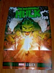 Incredible Hulk #709 Promo Poster 24 x 36 Marvel 2017 Greg Land