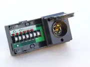 Surface Mount 7 Pin Flat Blade Trailer Connector, Pro Plug RV7