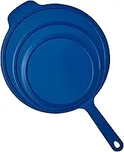 Made In Cookware - Frying Pan Silicone Universal Lid - 9 in 1 Design Fits Multiple Pans - Oven Safe 500F - Harbour Blue