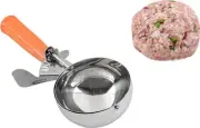 Restaurantware Met Lux 8 Ounce Portion Scoop 1 Durable Disher - Thumb Trigger