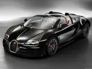 Cars bugatti veyron black bess 2014 car supercar gt Desk Mat Stitched