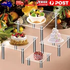 Stackable Cupcake Cake Stand Acrylic Display Holder Dessert Rack Party Wedding