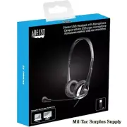 Adesso Xtream P2 USB Wired Multimedia Headset with Noise-Canceling Microphone