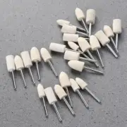 25 Pcs Polishing Soft Buffing Wheel Wool Pad Accessories